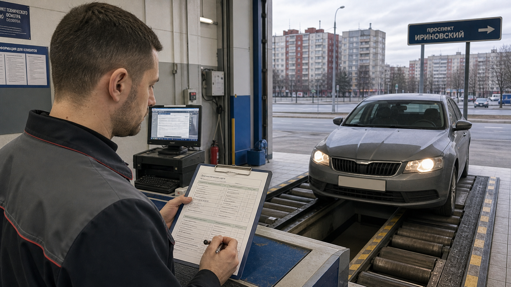 Диагностическая карта на Ириновском проспекте 22 к. 3