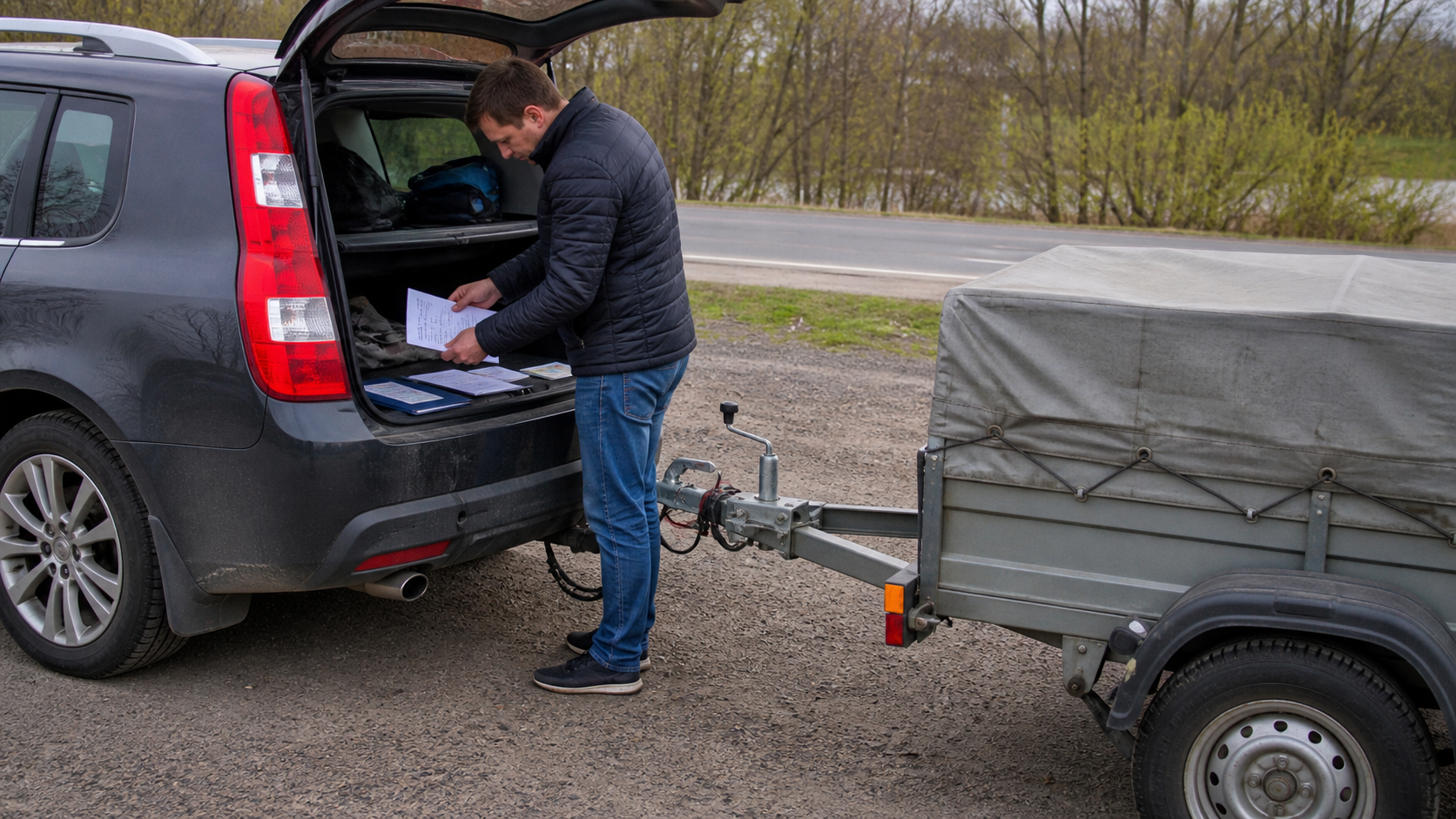 Штраф за езду с прицепом: какие права и документы нужны